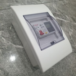 Bộ tủ tổng Aptomat gia đình có chống giật và đo công suất tiêu thụ điện - Tủ điện mini gia đình C32