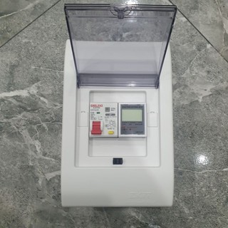 Bộ tủ tổng gia đình phòng trọ 32A - Bổ tủ chống giật , quá tải ngắn mạch và đồng hồ đo công suất tiêu thụ điện
