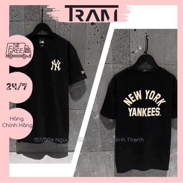 - Áo Thun New Era Heavy Cotton New York Yankees Black
