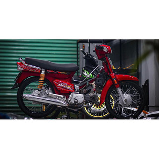 tem lửa xe dream đỏ đẹp