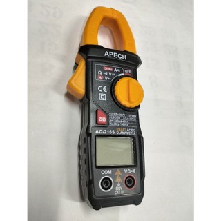 Ampe kìm thông minh đo dòng ac/dc apech ac-216s đo điện áp, điện trở, tần số chỉ bằng 1 nút vặn, thang đo tự động