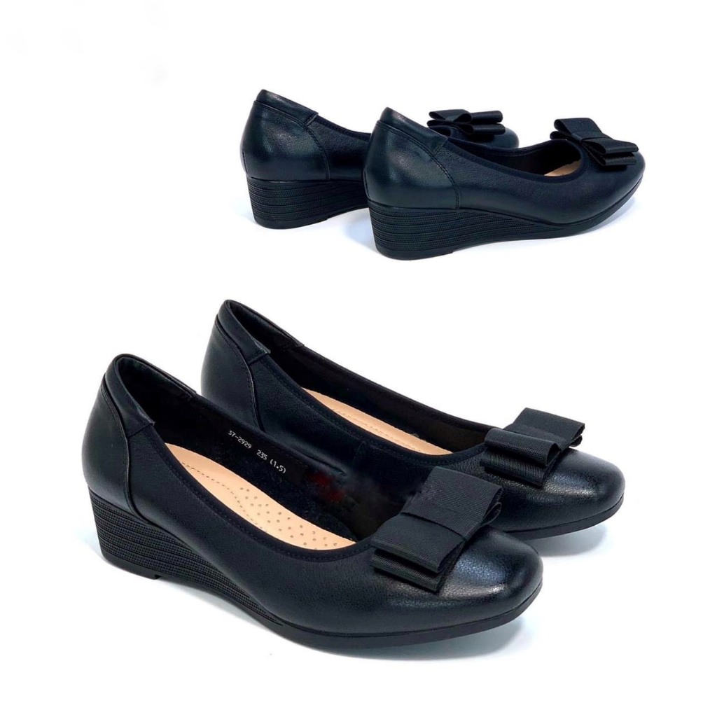 Giầy Nữ Đế Xuồng Da Thật 3cm Hàng QCCC