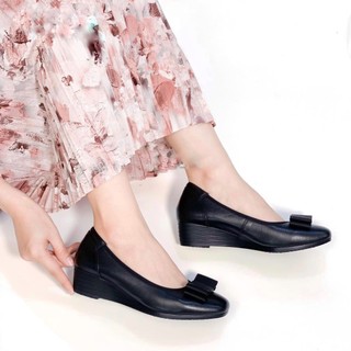 Giầy Nữ Đế Xuồng Da Thật 3cm Hàng QCCC