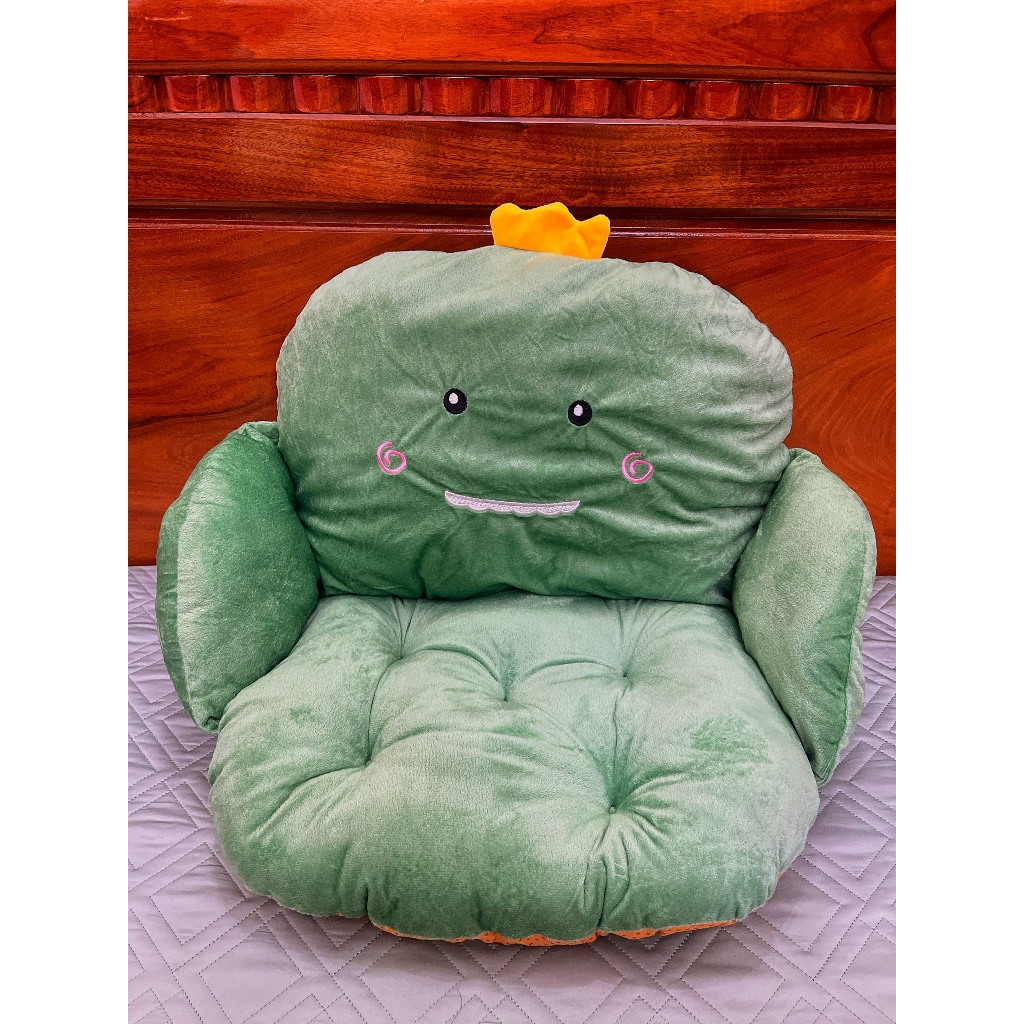 Đệm lót ghế văn phòng hình thú dễ thương bằng vải lông cỡ lớn chuẩn loại 1