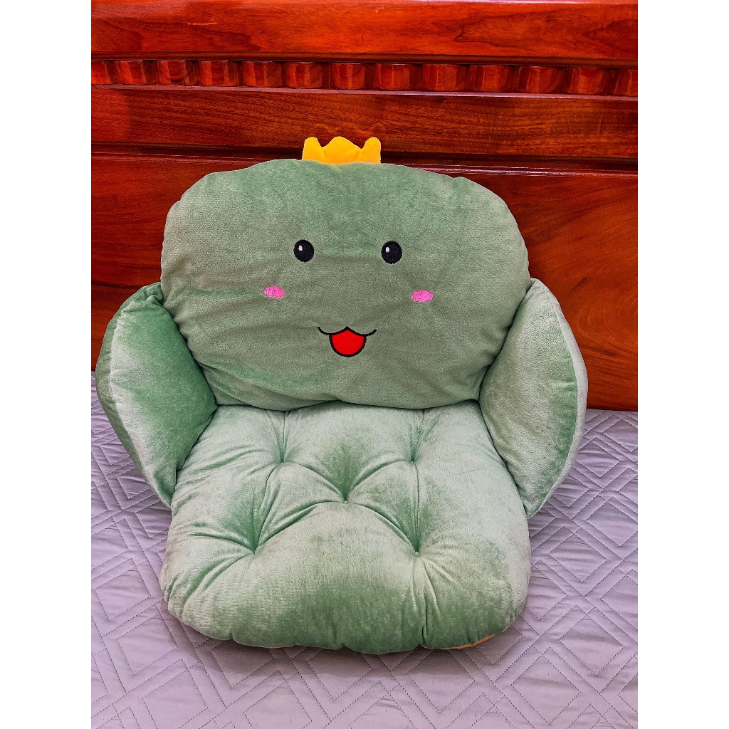 Đệm lót ghế văn phòng hình thú dễ thương bằng vải lông cỡ lớn chuẩn loại 1