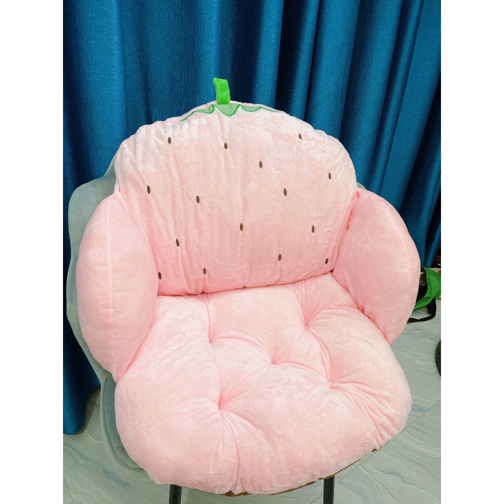 Đệm lót ghế văn phòng hình thú dễ thương bằng vải lông cỡ lớn chuẩn loại 1