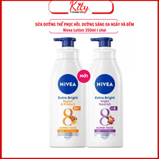 Bộ đôi Sữa dưỡng thể trắng da Ngày & Đêm NIVEA