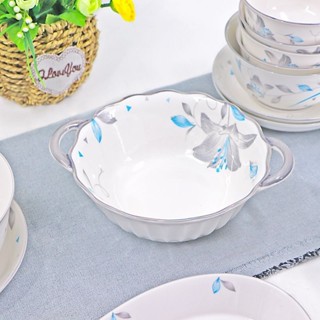  chén sứ bát sứ ăn cơm họa tiết hoa kiểu dáng sang trọng sử dụng trong gia đình   Đồ gia dụng   - Gốm Sứ SH 