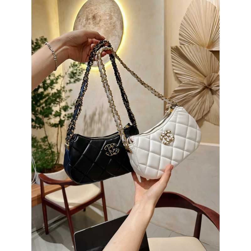 Túi Chaneo Dây Xích Mới Dáng Thuyền Siêu Đẹp Size 21