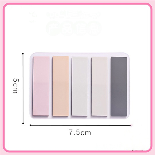 Giấy note đánh dấu sách dễ thương giấy dán ghi chú đánh dấu trang sách văn phòng phẩm phong cách Hàn Quốc GN02