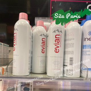 Xịt khoáng evian chai 400ml, bản nội địa pháp, bill đầy đủ - dưỡng da, cân bằng da, chăm sóc da tốt hơn_Sữa Paris Aderma