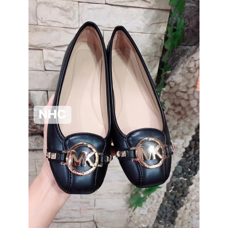 Giày Búp Bê Michael Kors Đen 2 Đinh
