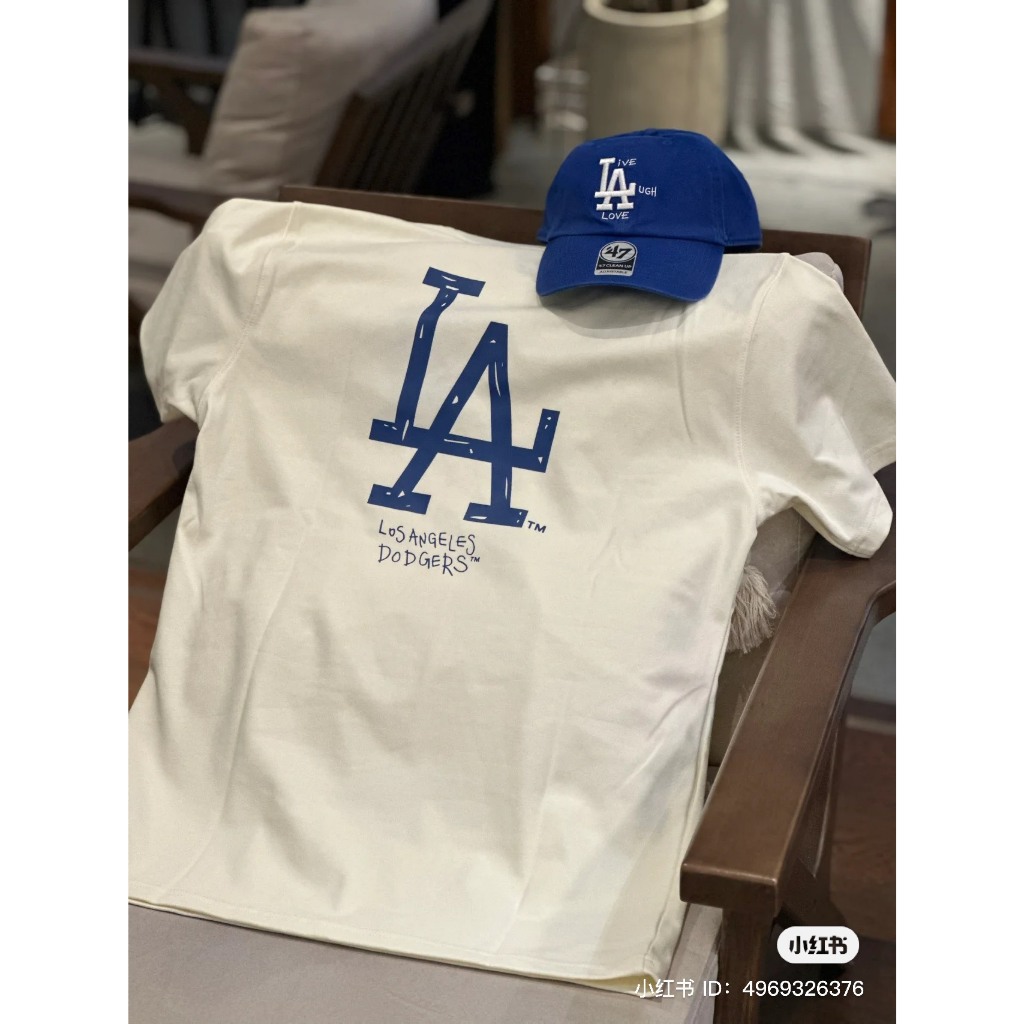 Áo Thun New Era - La Vẽ Tay - Kem - Code: 13702562