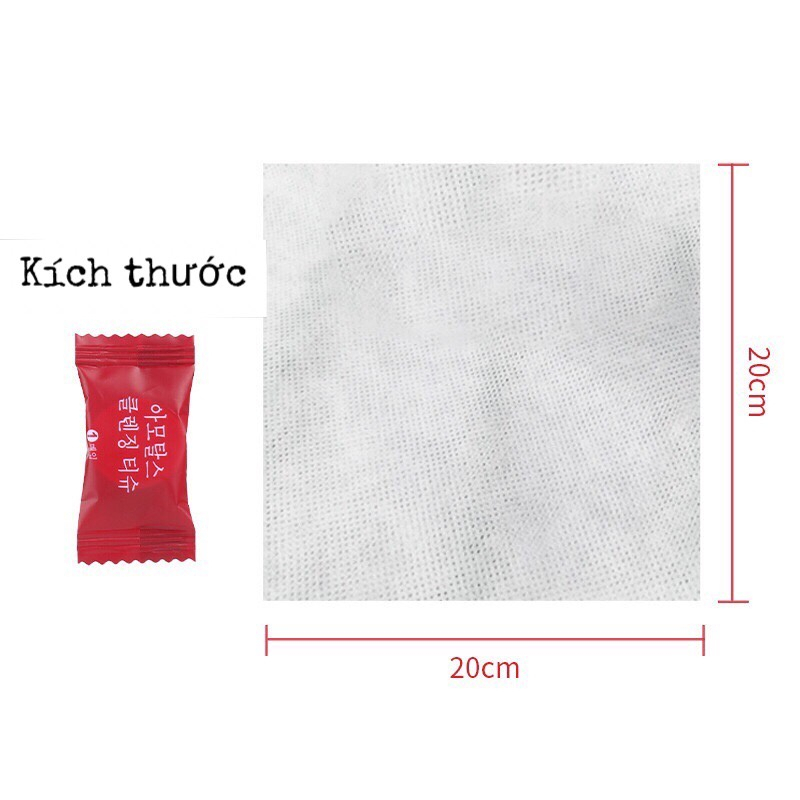 Khăn mặt nén Hàn Quốc dạng viên kẹo - Tiện dụng, siêu rẻ - T777