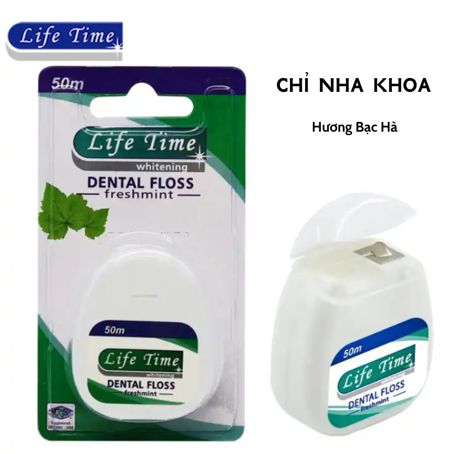 Cuộn chỉ Nha Khoa LF dài 50m Dental Floss | Life Time