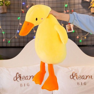( HCM - HỎA TỐC 2H) Gấu Bông Vịt Vàng Má Hồng Trầm Cảm Gấu Bông Hình Ngỗng Mệt Mỏi Vịt Lười 45cm