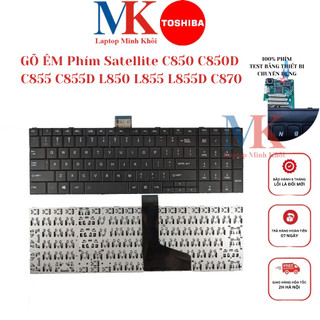 Bàn Phím Toshiba Satellite C850 C850D C855 C855D L850 L855 L855D C870 ZIN(GỖ ÊM) LAPTOPMINHKHOI