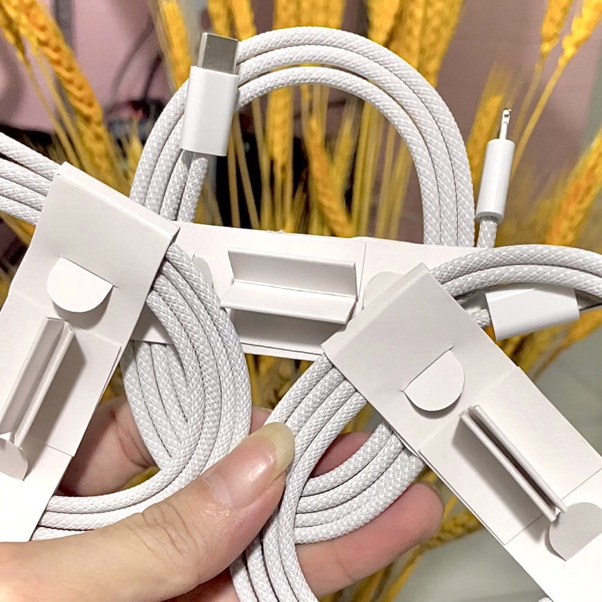 Dây Cáp Sạc Nhanh PD 20W Bọc Dù Type C to Lighting - Dài 1M, 2M Dành Cho Các Dòng Máy AI Phôn Từ 7 - 15ProMax