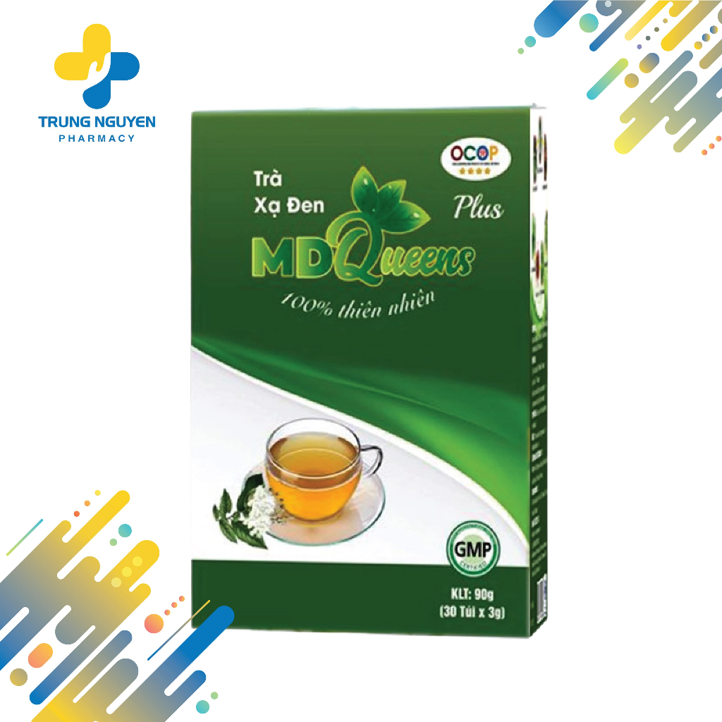 Trà xạ đen MD QUEENS - thanh nhiệt, thải độc da, mát gan