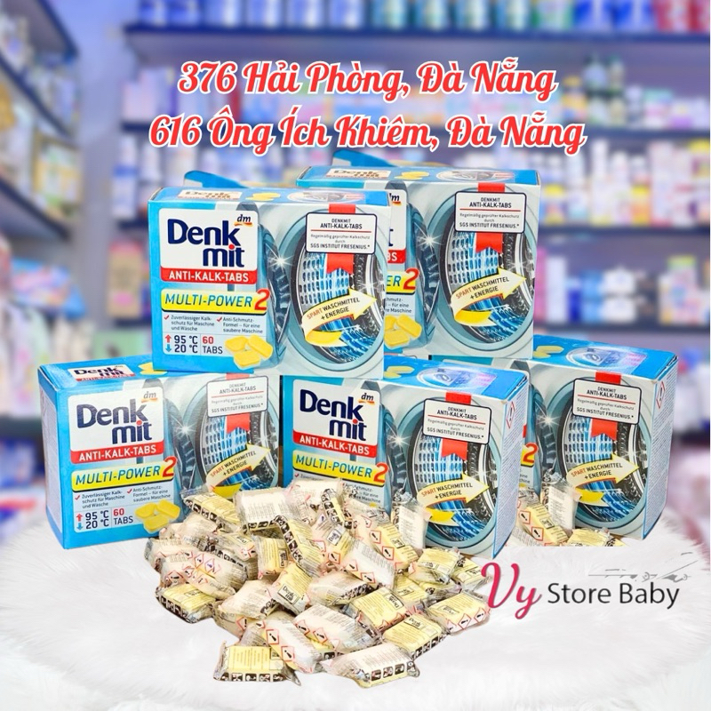 Viên tẩy lồng máy giặt Denkmit HÀNG CHUẨN ĐỨC