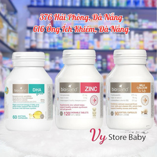 Dha bio island úc 60 viên - canxi milk/canxi sữa bio island úc 90 viên