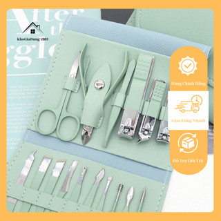 Bộ bấm móng tay 16 món dụng cụ làm đẹp làm nail tại nhà
