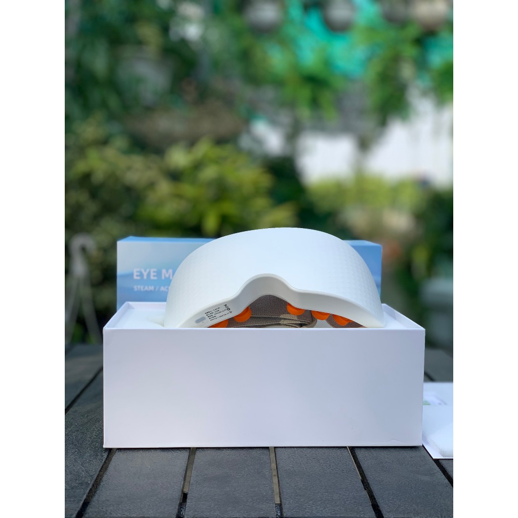 Máy massage mắt Q7 mát xa huyệt, xông hơi dưỡng ẩm mắt với massgae 16 huyệt