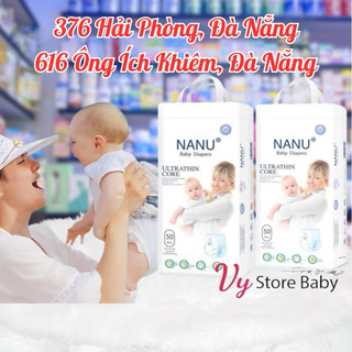 Freeship Bỉm tã quần Nanu - Bịch 50 miếng tặng 2 đủ size