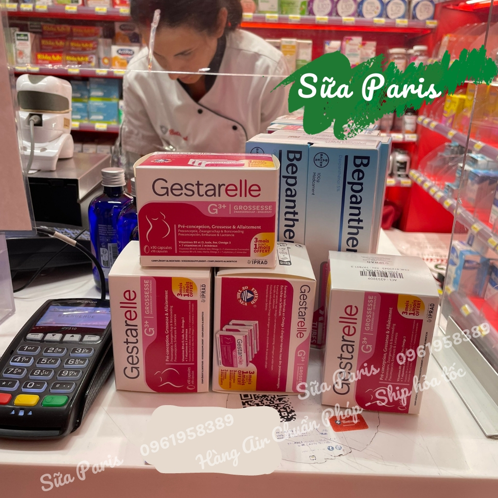 Vitamin Gestarelle G3 của hãng dược IPRAD Pháp_Sữa Paris Aderma