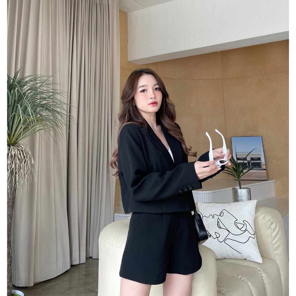 LIGAM - ÁO JENS CROP BLAZER