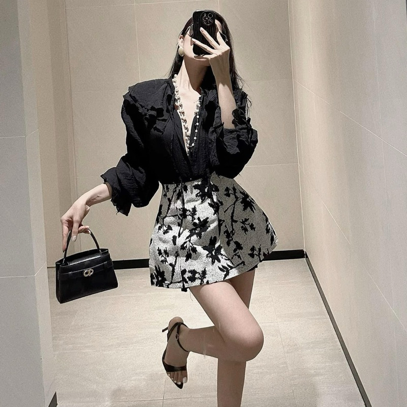 Set Chân Váy Bigsize 50-90Kg Siêu Sang Đi Tiệc, Đi Làm, Đi Chơi -S44- Ú Xinh Store