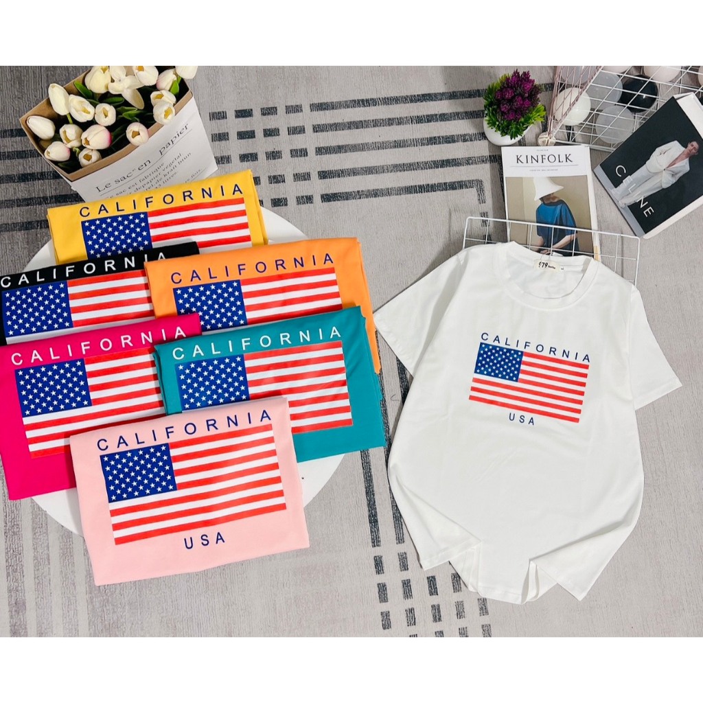 Áo Thun Thái Nữ Cotton 100%  Form Vừa 40~60kg, Phong Cách, Cá Tính, Độc Đáo