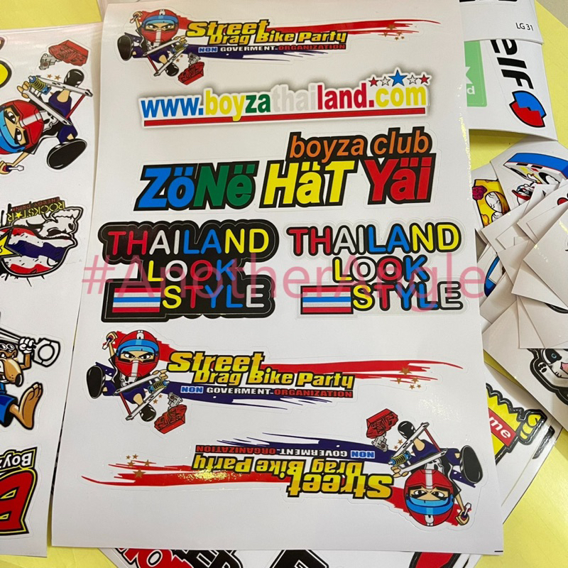 ⚜️ TEM DÁN - DECAL - HÌNH VUI NHỘN CHỮ THÁI ⚜️