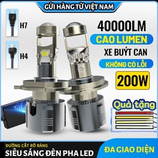 Đèn Pha Led Bi Cầu T9 Mini đèn led bi cầu chân h4 Y6 Cắt Sáng Chống Chói Ống kính HD H4 H7 H11 T40 đèn led đèn xe máy