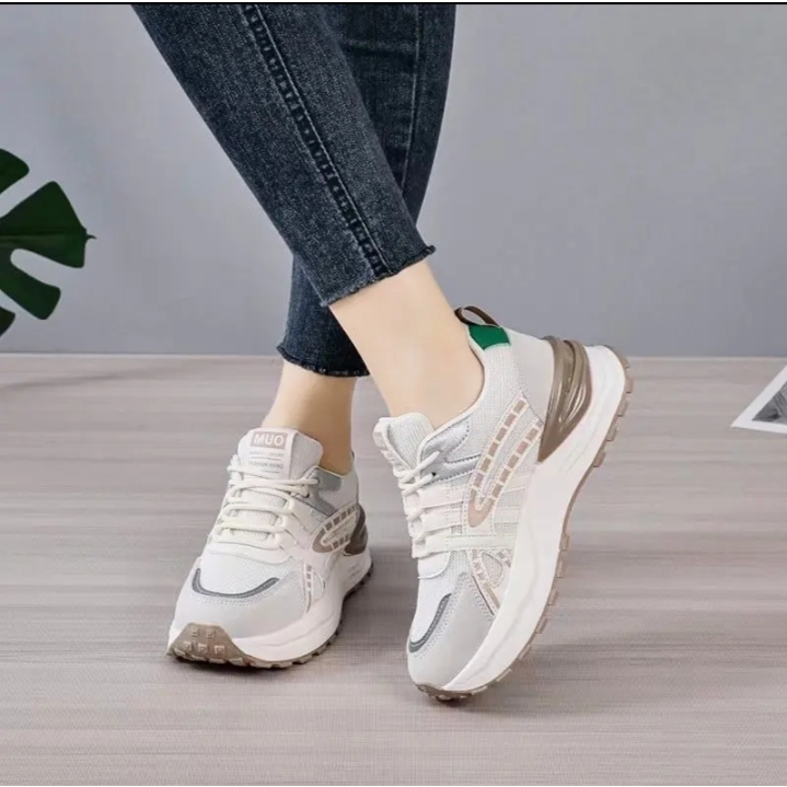 Giày Nữ, Giày Thể Thao Nữ Nâng Đế Phối Màu Siêu Xinh HOTTREND 2023 !