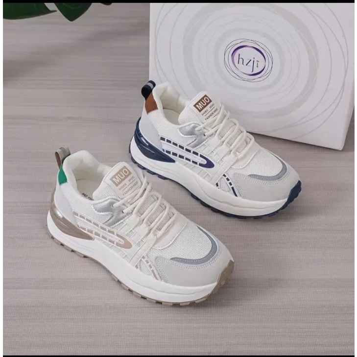 Giày Nữ, Giày Thể Thao Nữ Nâng Đế Phối Màu Siêu Xinh HOTTREND 2023 !