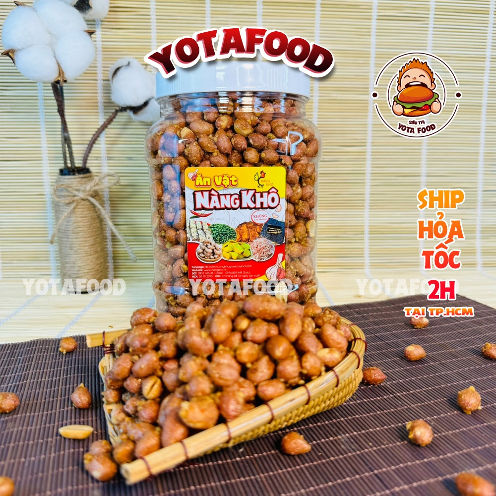  1Kg Đậu Phộng Cháy Tỏi từ Yotafood 