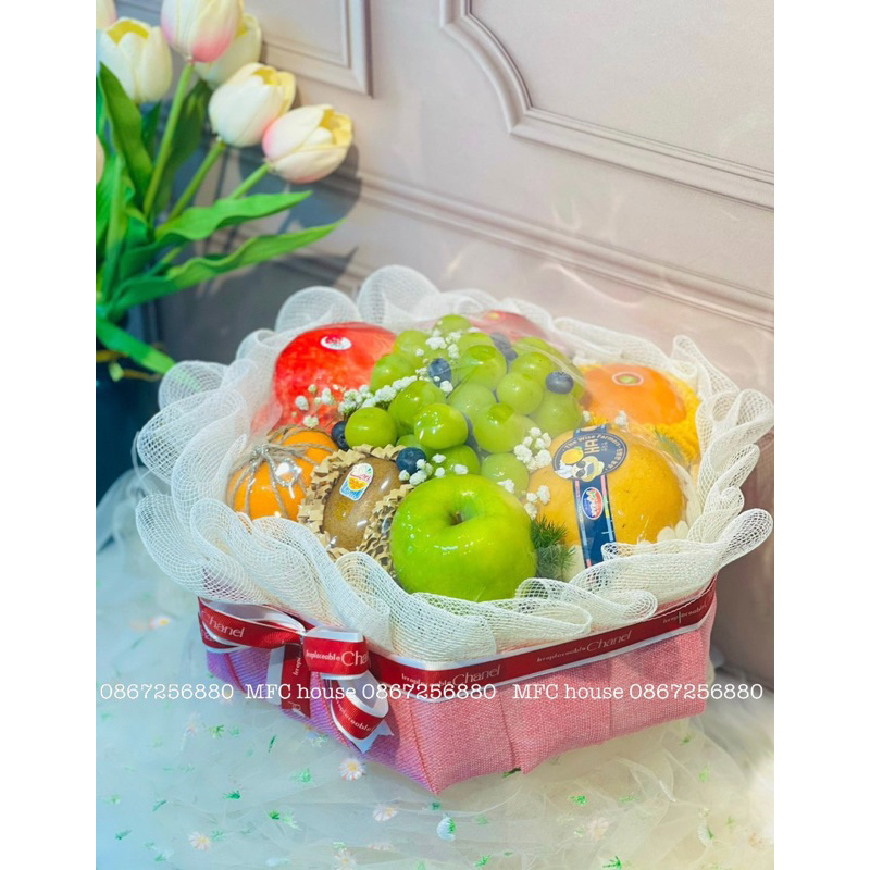 Giỏ quà trái cây tươi nhập khẩu - quà tặng sinh nhật - MFC house