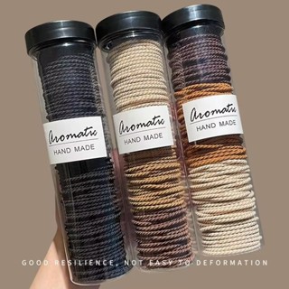 Hộp dây buộc tóc chun đơn giản co giãn tốt phụ kiện tóc dây cột tóc