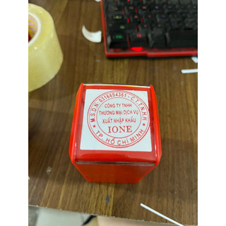 Mộc dấu tròn công ty có mã số thuế hãng dấu shiny và dstamp