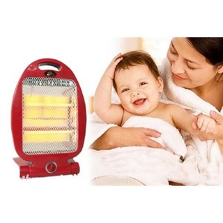 Quạt sưởi đèn sưởi hồng ngoại hình cá 800w có role an toàn