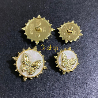 NÚT KIM LOẠI ĐÍNH ĐÁ ( sừng hưu viền đá nhiều size)