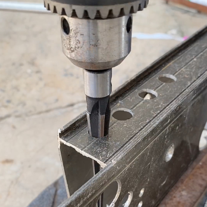 Mũi khoan doa lỗ hai chế độ dùng cho máy khoan và khoan tay chất thép HSS độ cứng cao doa lỗ trên sắt thép dễ dàng