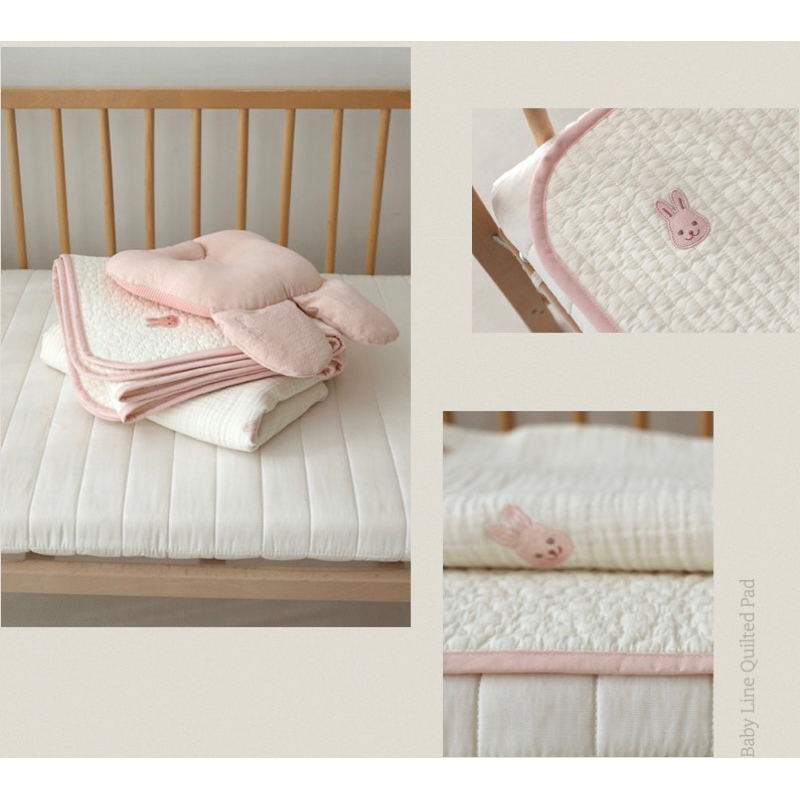 Thảm Lót Mỏng Chần Bông organic Chính Hãng Chezbebe - made in Korea