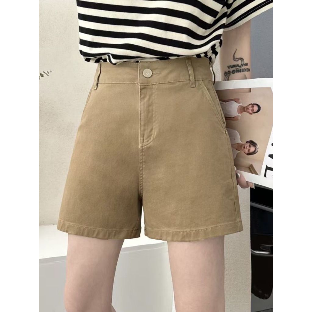 Quần Short Nữ Hàn Phong Cách Ống Rộng, Co Dãn Thoải Mái và Tự Tin LOVENA QN19