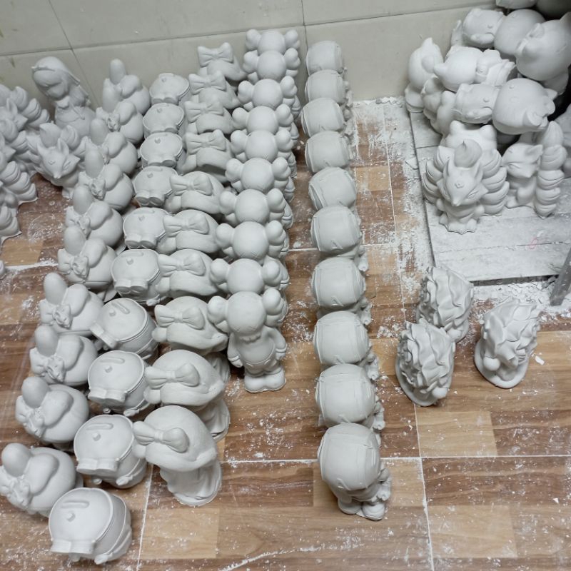 Tượng tô màu 16_22 cm cỡ mới