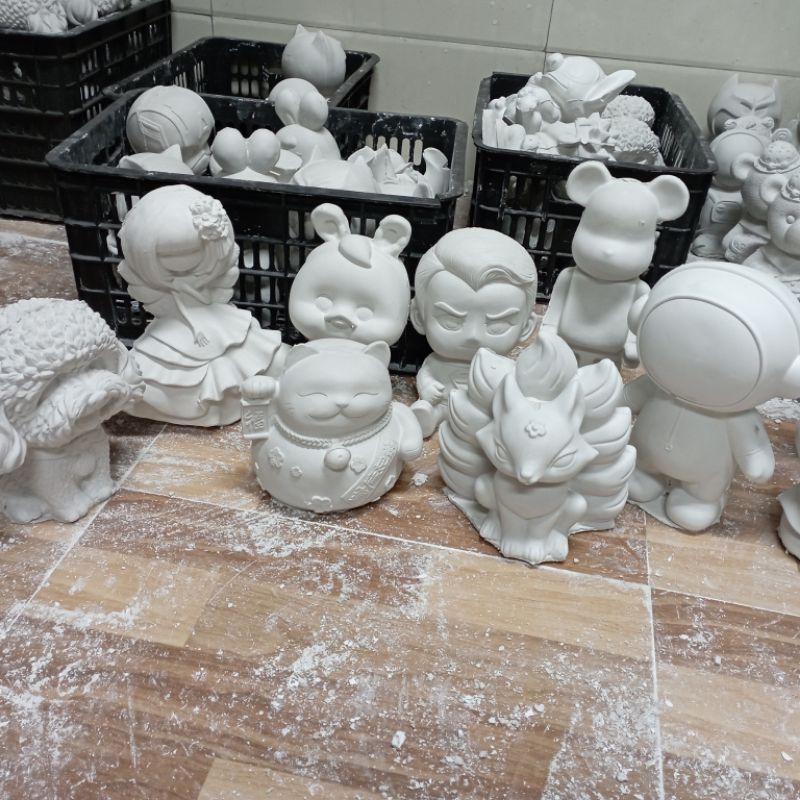 Tượng tô màu 16_22 cm cỡ mới