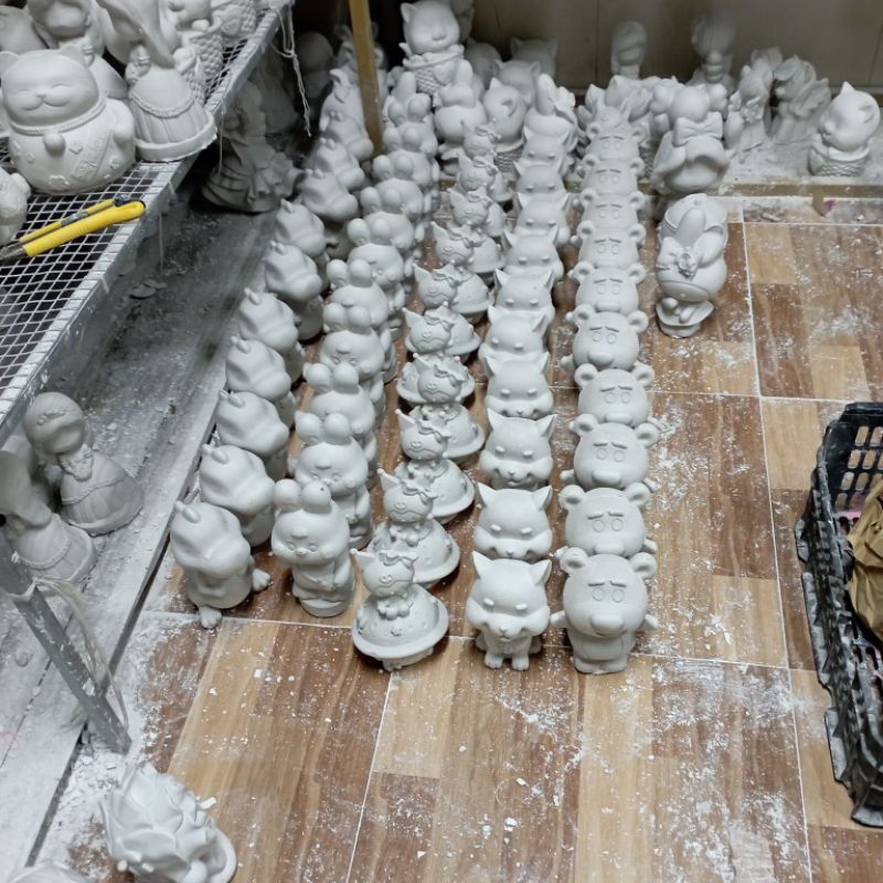 Tượng tô màu 16_22 cm cỡ mới