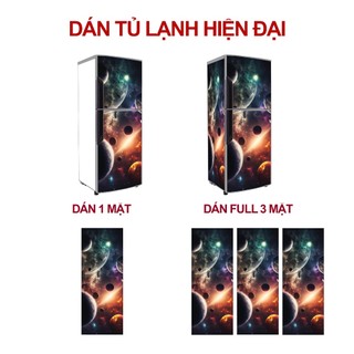 Decal dán tủ lạnh CHỦ ĐỀ SKY MOON - THUTHAODECOR