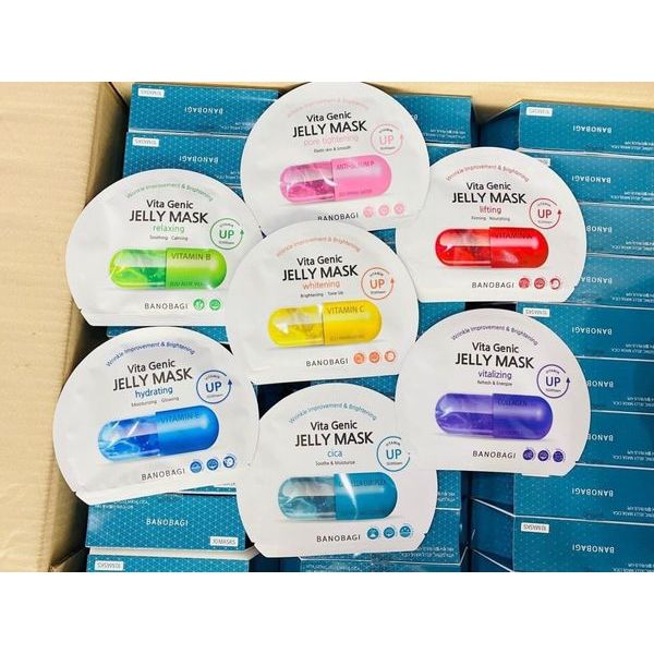 Mẫu Thường - Mặt Nạ Banobagi Vita Genic Jelly Mask Hàn Quốc Hộp 10 Miếng